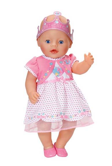 Интерактивная кукла из серии Baby born - Праздничная, 43 см.  